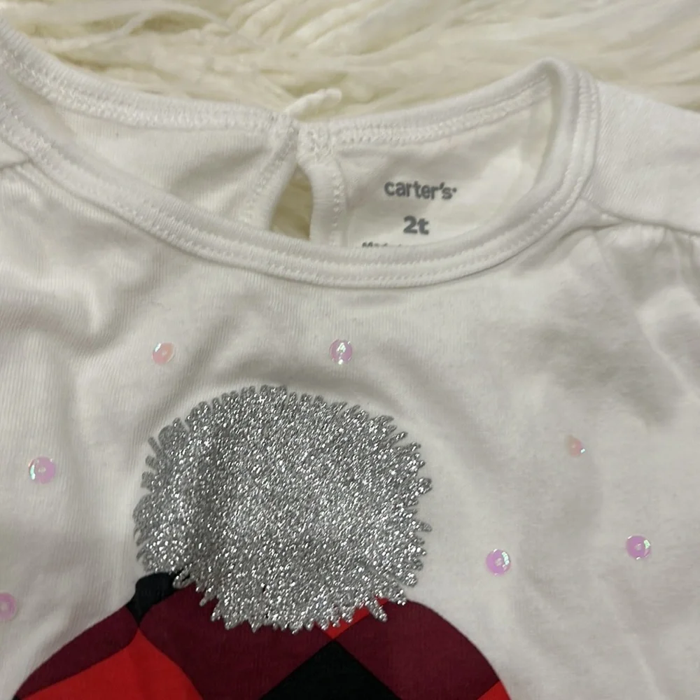 Carters 2 t girl top good condition